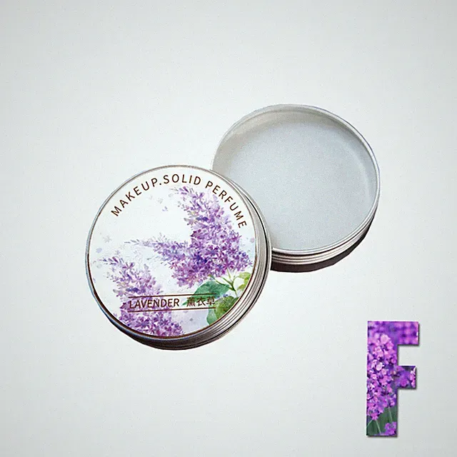 Mini Natural Solid Perfume Tin Jar Lasting Flower Fragrance Solid Balm For Women