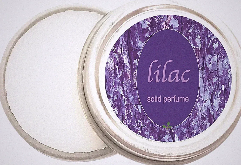 Natural Solid Perfume True to Life Lilac Flower Scent In Full Bloom )