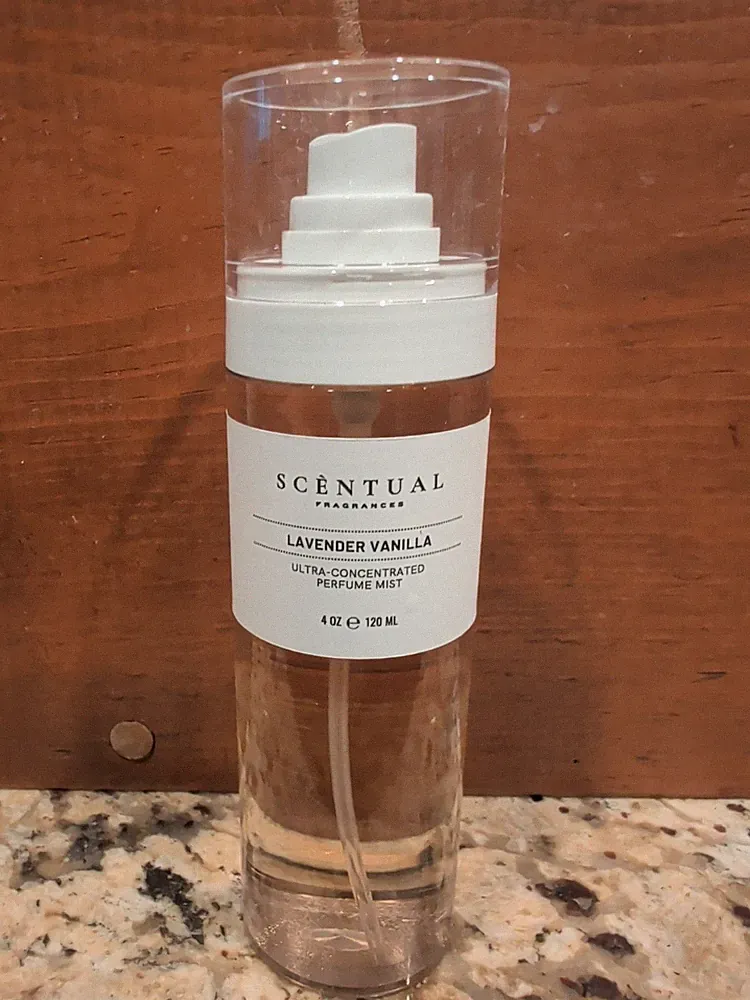 Scentual Fragrances Lavender Vanilla Perfume Mist Str Scent 4 oz 120 ml