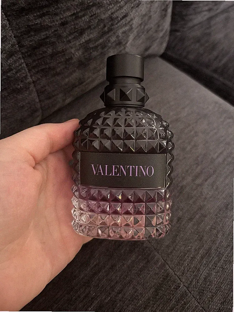 Valentino Fragrance Bottle Black and Purple
